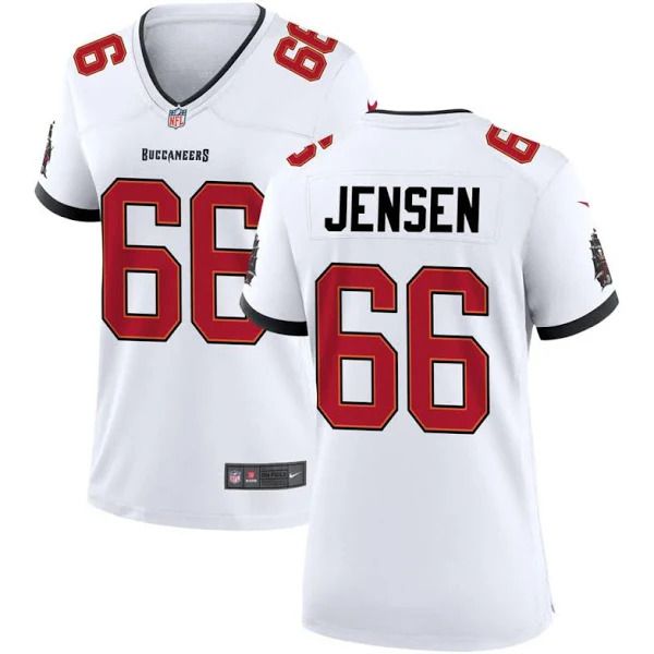 Men Tampa Bay Buccaneers 66 Ryan Jensen Nike White Game NFL Jersey